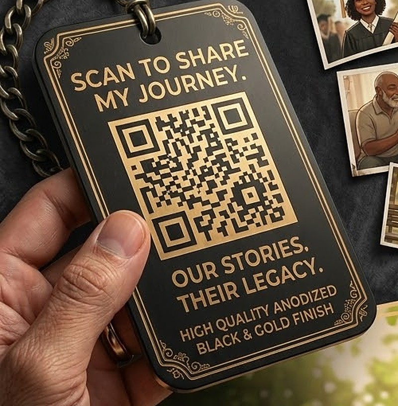 Jalark Designs – memorial qr tag